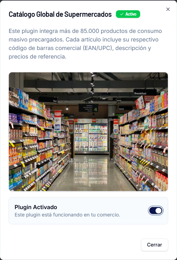 Carga de catálogos inteligente